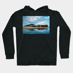 Coastline at Budleigh Salterton Hoodie